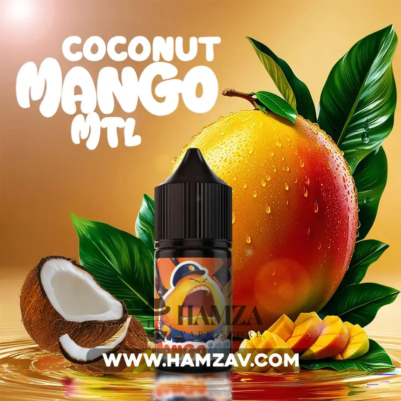 WTF E Juice Coconut Mango Ice - وت ذا فك مانجو جوز هند ساقع Egyptian Liquid