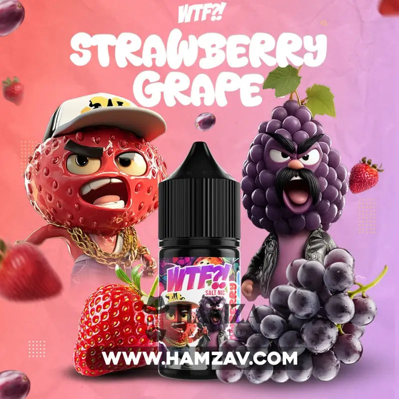 Wtf E Juice Strawberry Grapes - وت ذا فك فراولة عنب Egyptian Liquid