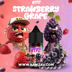 Wtf E Juice Strawberry Grapes - وت ذا فك فراولة عنب Egyptian Liquid