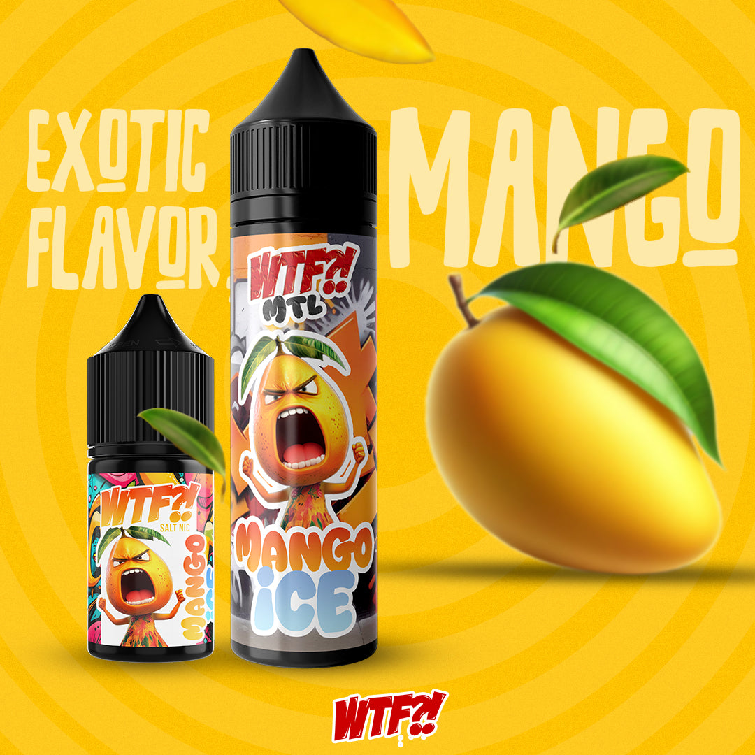 WTF E Juice Mango Ice -  وت ذا فك مانجو ساقع