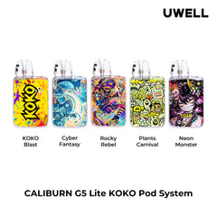 Uwell Caliburn G5 Lite Koko Pod With Lanyard -   يوويل كاليبرن جي 5 لايت كوكو بود مع لانيارد
