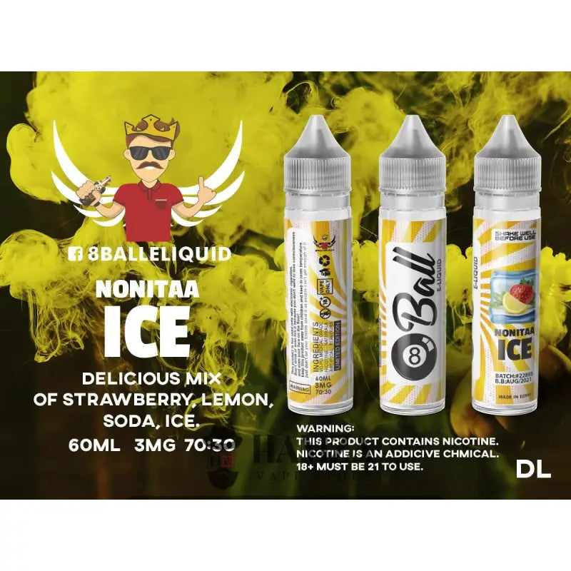 8 Ball Nonitaa Ice - Egyptian Liquid