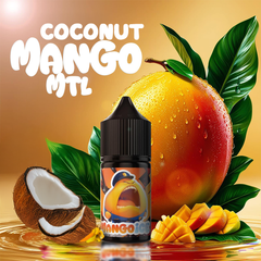 WTF E Juice Coconut Mango Ice -  وت ذا فك مانجو جوز هند ساقع