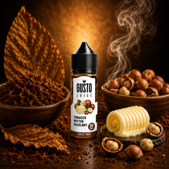 Gusto SaltNic Eliquid Tobacco Butter Hazelnut - جوستو ليكويد سولت نيكوتين توباكو زبدة بندق