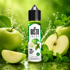 Gusto Eliquid Gum Apple Juice - جوستو ليكويد تفاح علكه نعناع