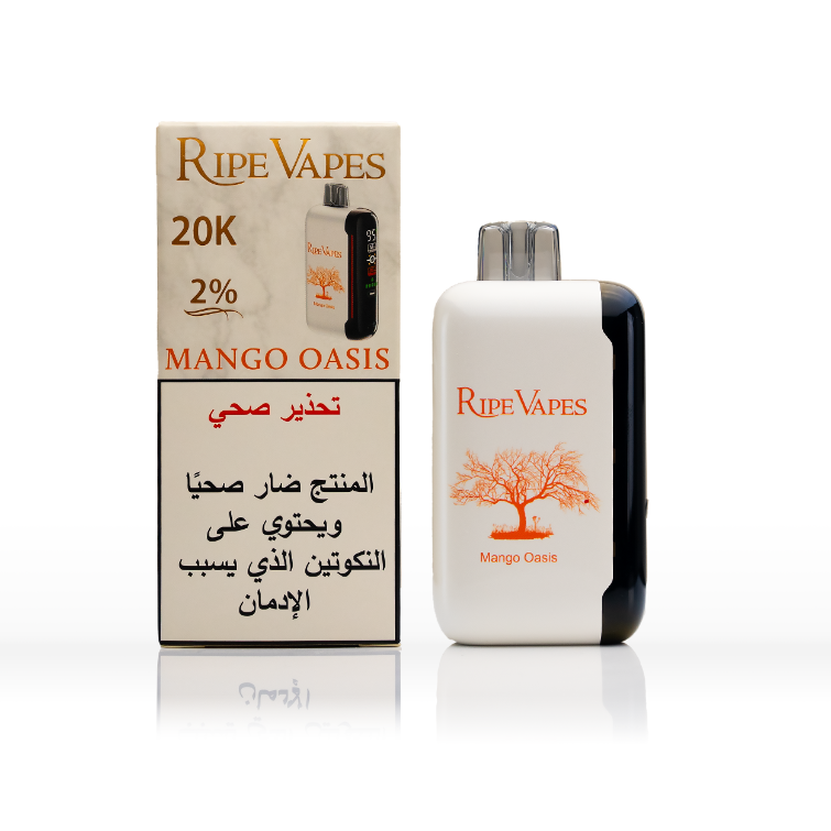 Ripe Vapes 20k Puff Mango oasis - رايب فيب 20 ألف بف مانجو عويسى