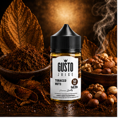 Gusto SaltNic Eliquid Tobacco Nuts - جوستو ليكويد سولت نيكوتين توباكو مكسرات