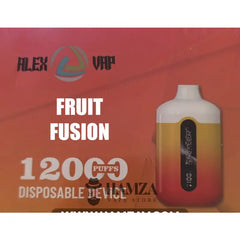 Alex Vap Disposable 12000 Puffs Fruit Fusion - اليكس فاب ديسبوزابل ميكس فواكة