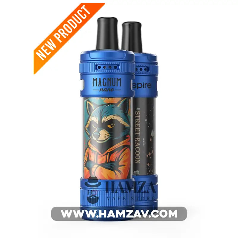 Aspire Magnum Nano POD - أسباير ماجنم نانو بود - Blue & Street Racoon - DL Pods