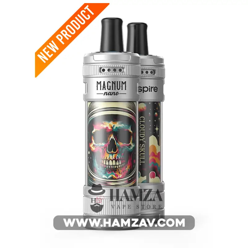 Aspire Magnum Nano POD - أسباير ماجنم نانو بود - Silver & Cloudy Skull - DL Pods