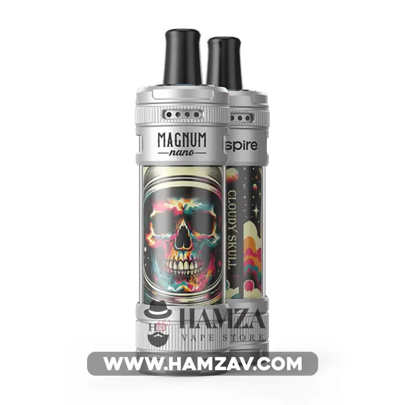 Aspire Magnum Nano POD - أسباير ماجنم نانو بود - Silver & Cloudy Skull - DL Pods