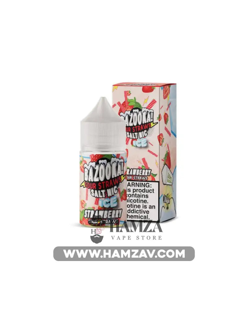 Bazooka Saltnic Strawberry Ice - Premium Liquid