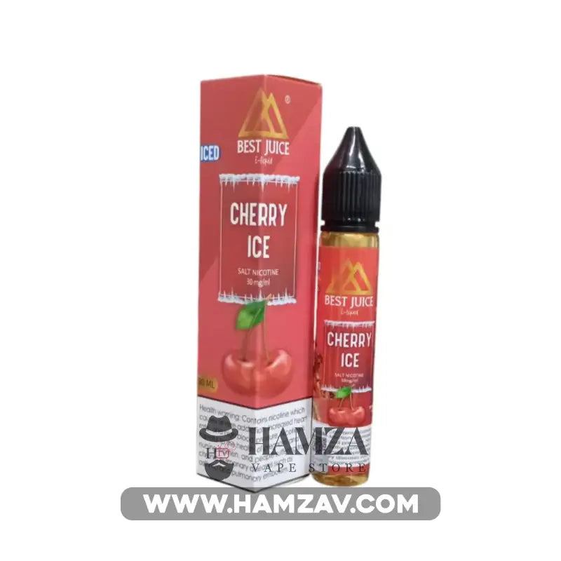 Best Juice Saltnic Iced Cherry - بيست جوس سولت نيكوتين كريز ساقع Premium Liquid