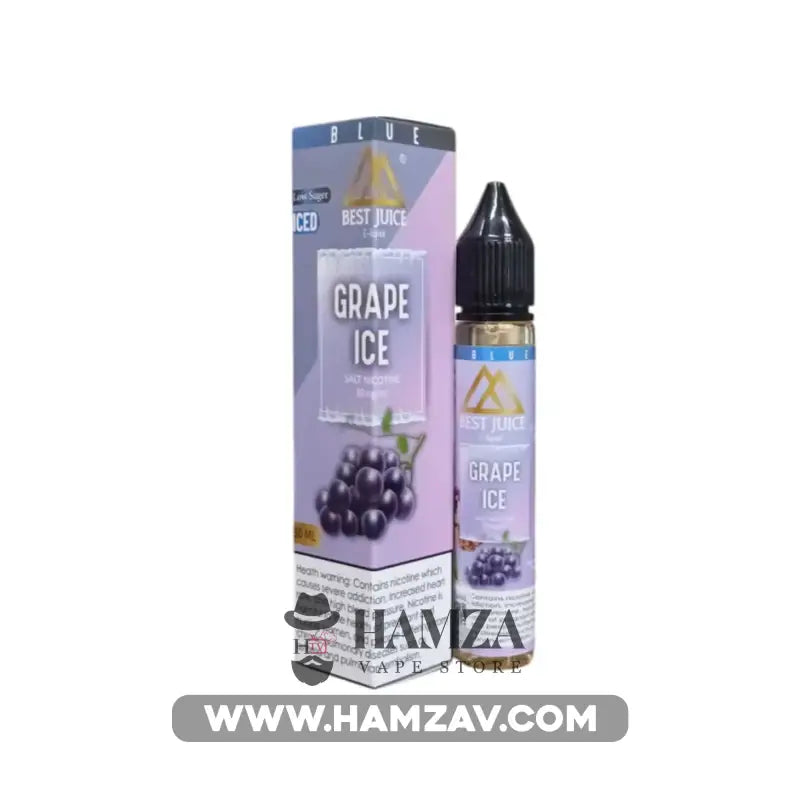 Best Juice Saltnic Iced Grape - بيست جوس سولت نيكوتين عنب ساقع Premium Liquid