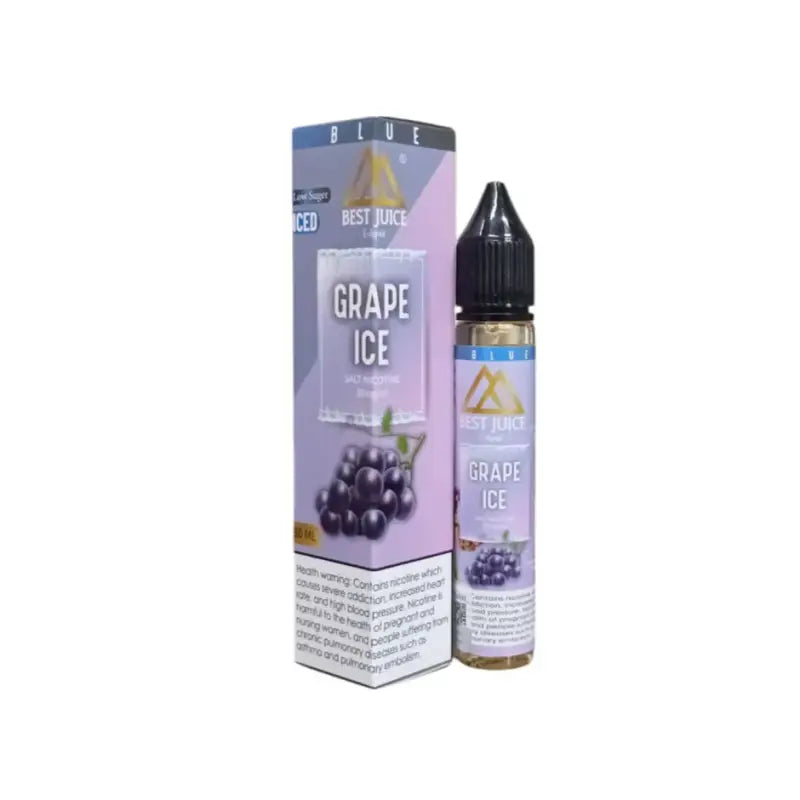 Best Juice Saltnic Iced Grape - بيست جوس سولت نيكوتين عنب ساقع Premium Liquid