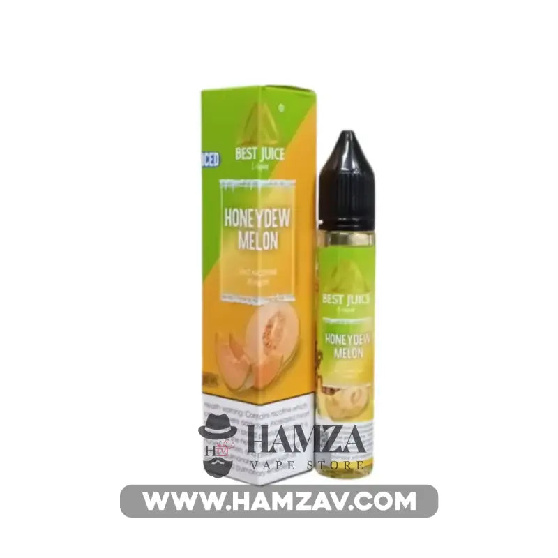 Best Juice Saltnic Iced Honeydew Melon - بيست جوس سولت نيكوتين كنتالوب ساقع Premium Liquid