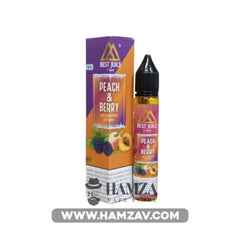 Best Juice Saltnic Iced Peach Berry - بيست جوس سولت نيكوتين خوخ توت ساقع Premium Liquid