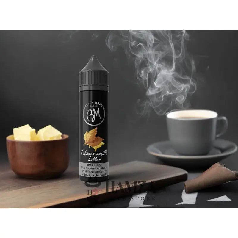 Black Magic Tobacco Vanilla Butter - بلاك ماجيك توباكو فانيليا زبدة Egyptian Liquid