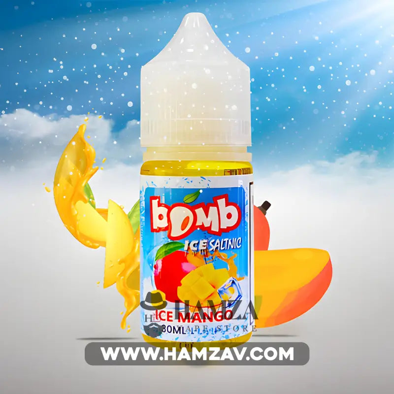 Bomb Premium Liquid Saltnic Ice Mango - بومب بريميم سولت مانجو ساقع