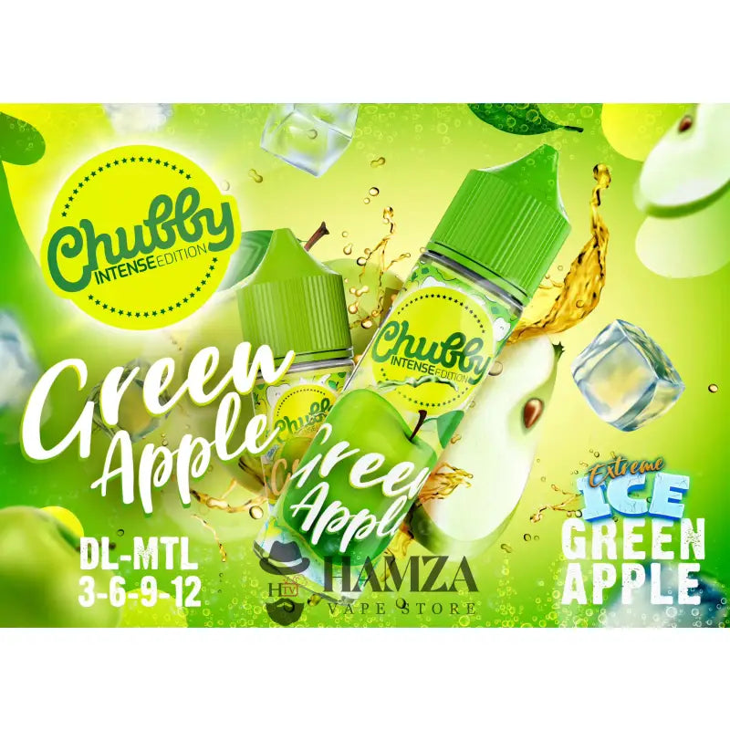 Chubby Green Apple Ice - Egyptian Liquid