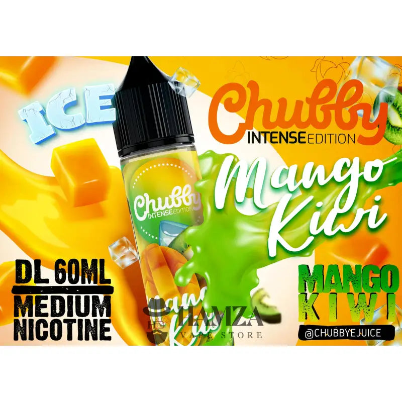 Chubby Mango Kiwi Ice - Dl (60Ml) / 3Mg Egyptian Liquid