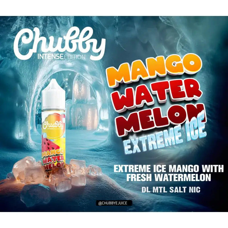 Chubby Mango Watermelon Ice - تشابي مانجو بطيخ ساقع Dl (60Ml) / 3Mg Egyptian Liquid