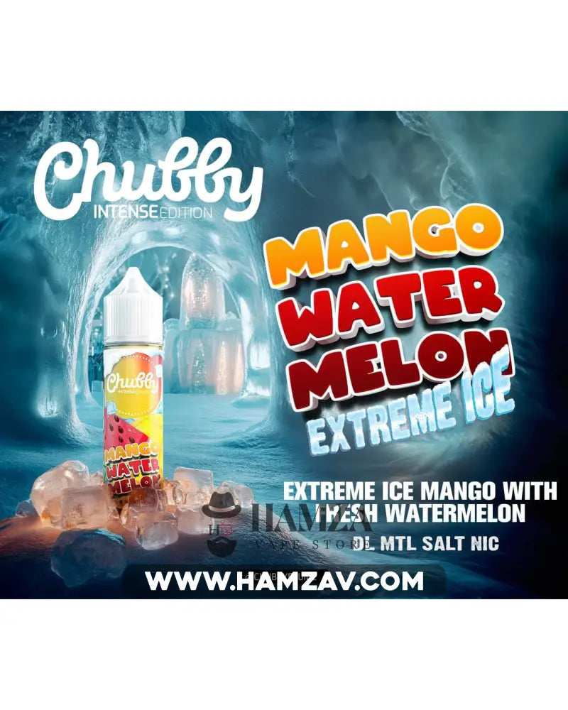 Chubby Mango Watermelon Ice - تشابي مانجو بطيخ ساقع Dl (60Ml) / 3Mg Egyptian Liquid