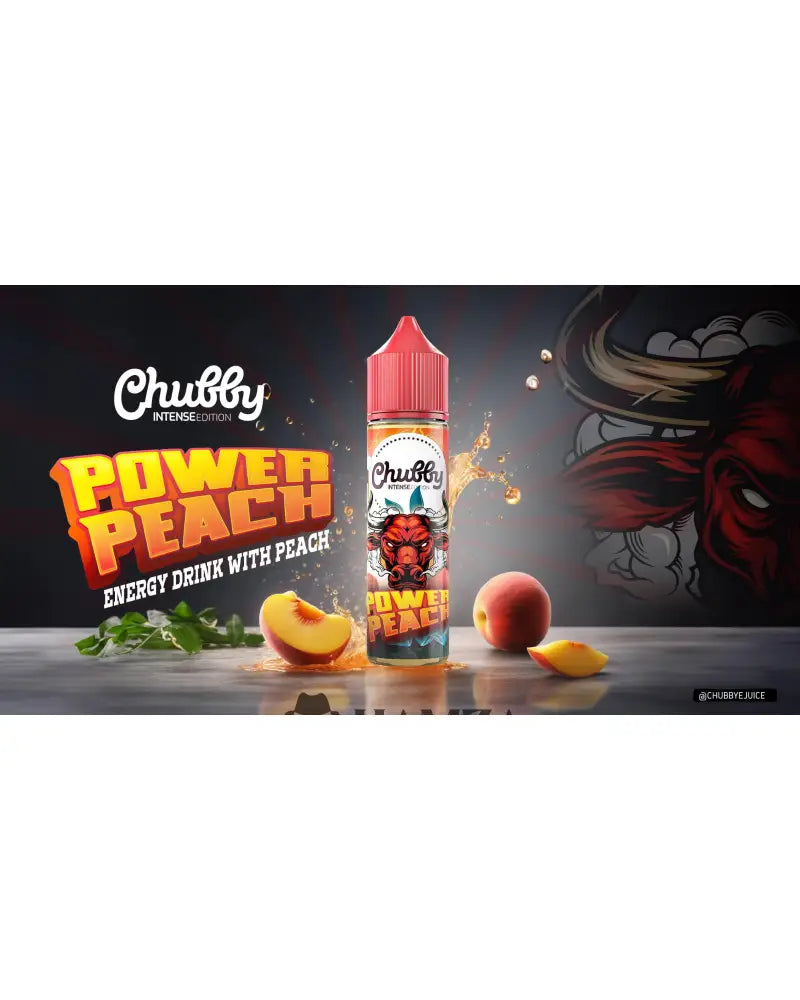 Chubby Power Peach - تشابي مشروب الطاقة بالخوخ Egyptian Liquid