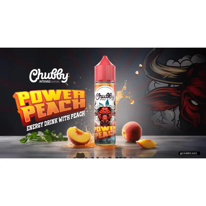 Chubby Power Peach - تشابي مشروب الطاقة بالخوخ Egyptian Liquid