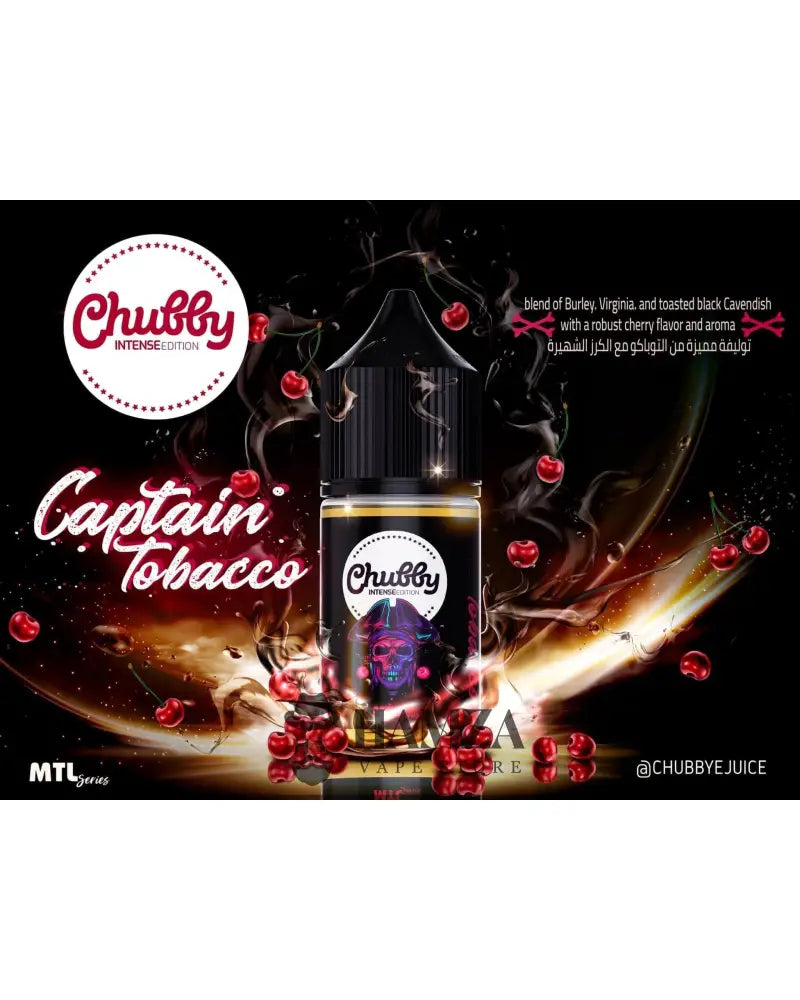 Chubby Saltnic Captain Tobacco - تشابي سولت توباكو كريز Egyptian Liquid