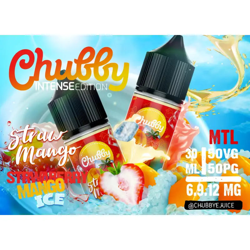 Chubby Strawberry Mango Ice - Mtl (30Ml) / 6Mg Egyptian Liquid