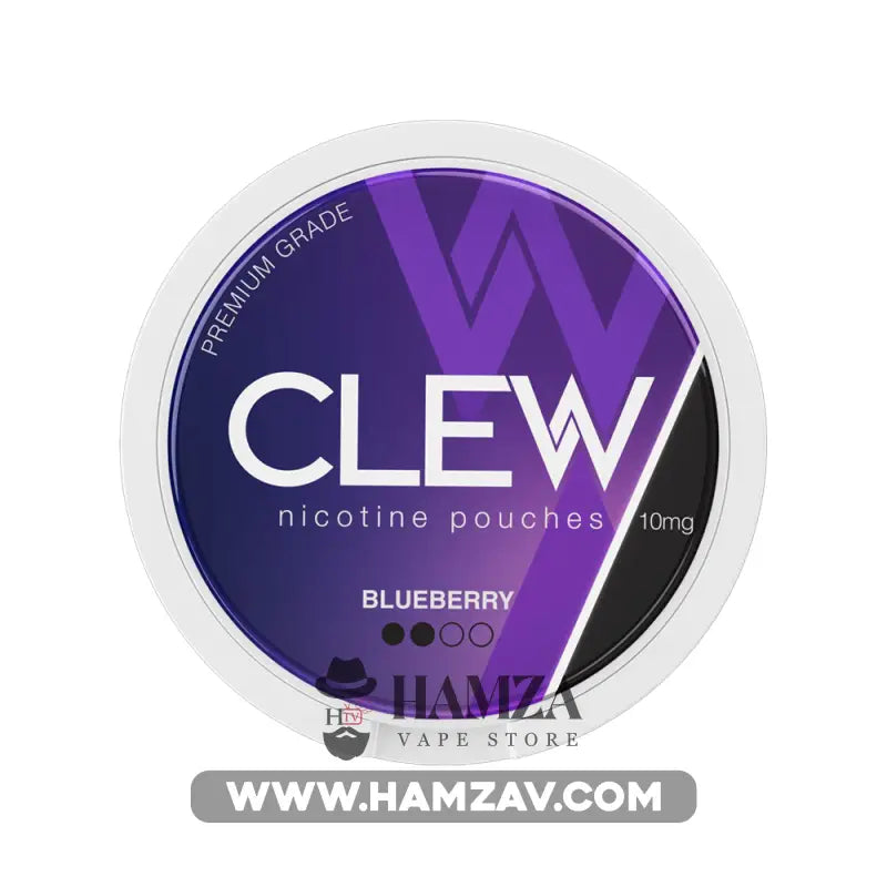 Clew Nicotine Pouches Blueberry - كلو اكياس النيكوتين الرطبة بطعم البلوبيري 10mg (20 Pouches) Disposable