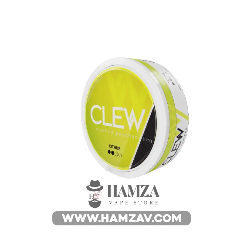 Clew Nicotine Pouches Citrus - كلو اكياس النيكوتين الرطبة بطعم الحمضيات Disposable