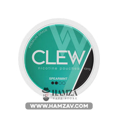 Clew Nicotine Pouches Spearmint - كلو اكياس النيكوتين الرطبة بطعم النعناع الاخضر 10mg (20 Pouches) Disposable