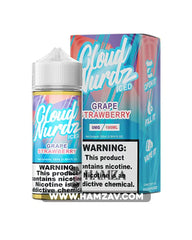 Cloud Nurdz Grape Strawberry Iced - Premium Liquid