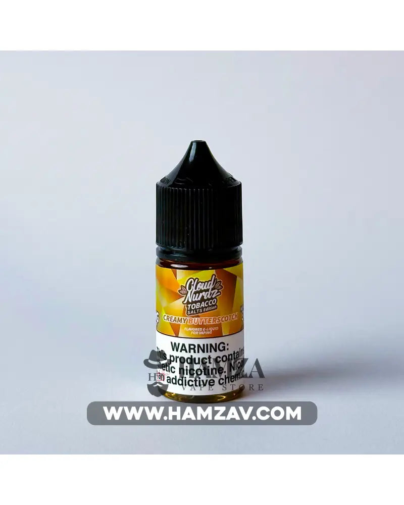 Cloud Nurdz Saltnic Tobacco Creamy Butterscotch - كلاود نيردز سولت توباكو