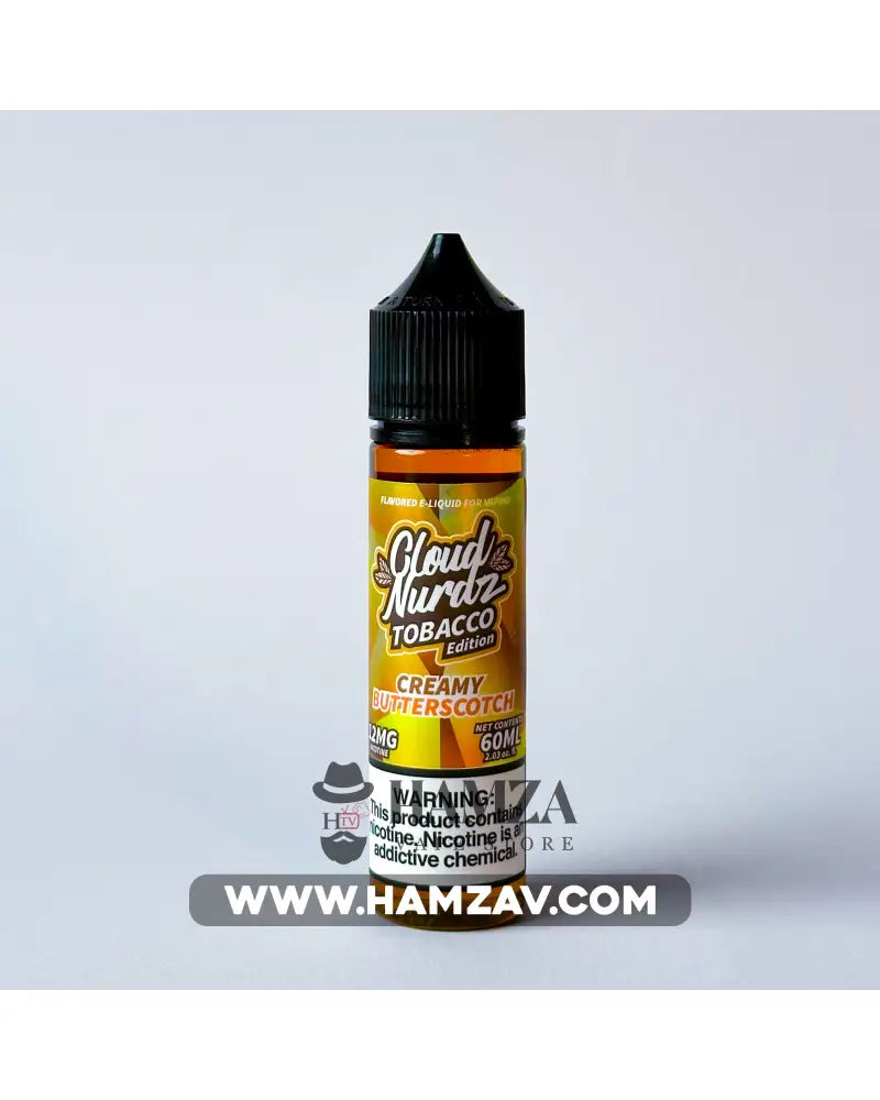 Cloud Nurdz Tobacco Creamy Butterscotch - كلاود نيردز توباكو باترسكوتش كريمي Premium Liquid