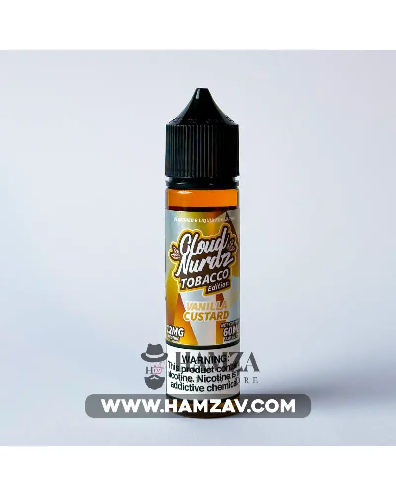 Cloud Nurdz Tobacco Vanilla Custard - كلاود نيردز توباكو فانيليا كاسترد Premium Liquid