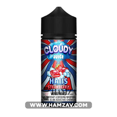 Cloudy Halls Strawberry - Dl (100Ml) / 3Mg Egyptian Liquid