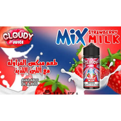 Cloudy Mix Strawberry Milk - Egyptian Liquid