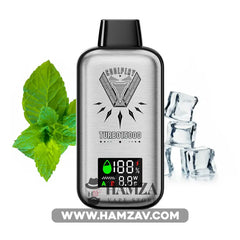 Coolplay Turbo Disposable 16000 Puffs Cool Mint - كول بلاي تيربو ديسبوزابل نعناع ساقع