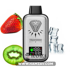Coolplay Turbo Disposable 16000 Puffs Strawberry Kiwi - كول بلاي تيربو ديسبوزابل فراولة كيوي
