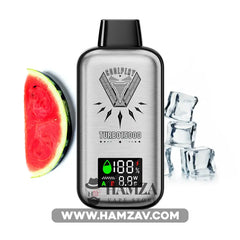Coolplay Turbo Disposable 16000 Puffs Watermelon Ice - كول بلاي تيربو ديسبوزابل بطيخ ساقع