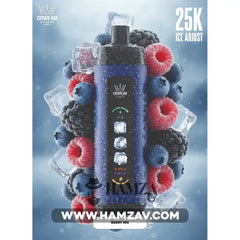 Crown Bar Al Fakher 25K Puff Ice Control Berry Ice - كراون بار الفاخر 25 ألف بف أيس كنترول ميكس بيرى أيس 25000 / 5mg