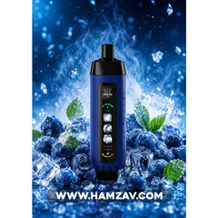 Crown Bar Al Fakher 25K Puff Ice Control Ice blue - كراون بار الفاخر 25 ألف بف أيس كنترول أيس بلو - 25000 / 5mg