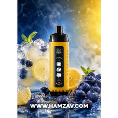 Crown Bar Al Fakher 25K Puff Ice Control Blueberry lemonade - كراون بار الفاخر 25 ألف بف أيس كنترول - 25000 / 5mg