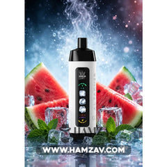 Crown Bar Al Fakher 25K Puff Ice Control Lush Ice - كراون بار الفاخر 25 ألف بف أيس كنترول بطيخ أيس - 25000 / 5mg