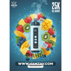 Crown Bar Al Fakher 25K Puff Ice Control Magic Love - كراون بار الفاخر 25 ألف بف أيس كنترول فراولة مانجو 25000 / 5mg