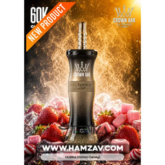 Crown Bar Al Fakher E Hose 60K Hubba Cotton Candy - كراون بار الفاخر إى هوز 60 ألف بف هوبا غزل بنات - 60000 / 5mg