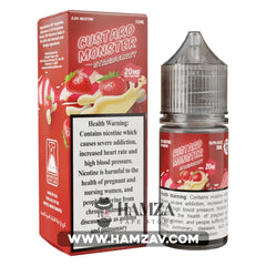 Custard Monster Saltnic Strawberry - Premium Liquid